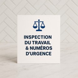 INSPECTION DU TRAVAIL & NUMÉROS D'URGENCE